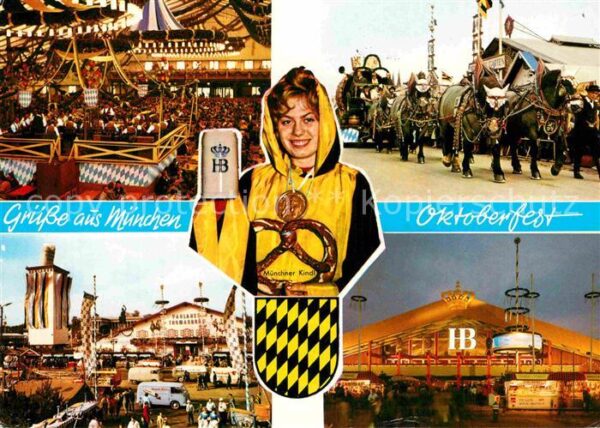 Muenchner Kindl Oktoberfest Brauerei-Pferdewagen Festze