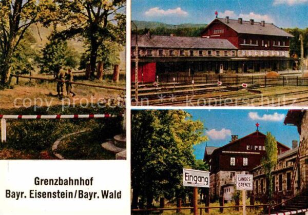Grenze Douane Zoll Grenzbahnhof Bayrisch Eisenstein