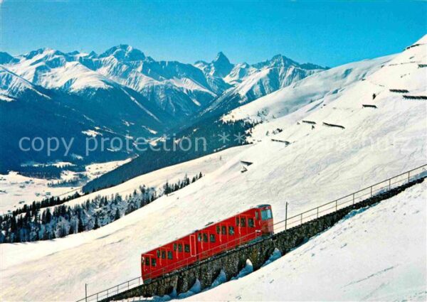 Zahnradbahn Davos-Parsenn-Bahn Piz d_Aela Tinzenhor