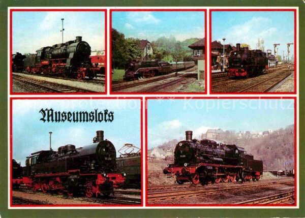 Lokomotive Museumsloks 58261 18201 61002 741230 93