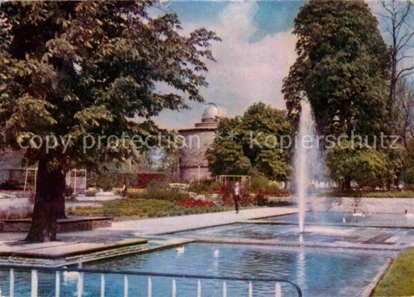 Gartenbauaustellung Erfurt Wasserspiele Volkssternwarte