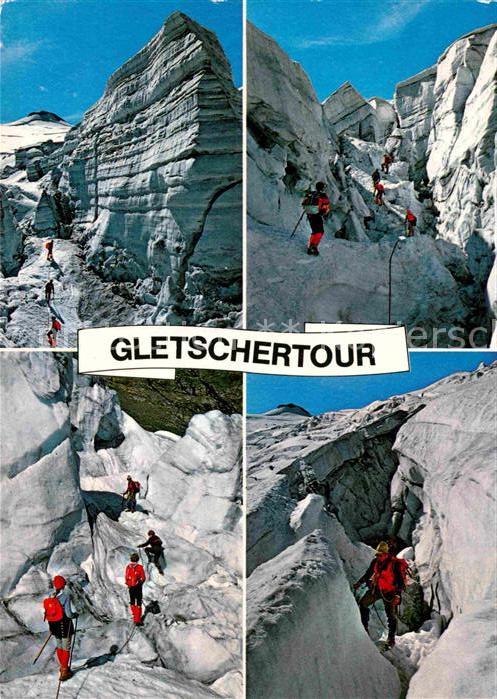 Bergsteigen Klettern Gletscher Gletschertour