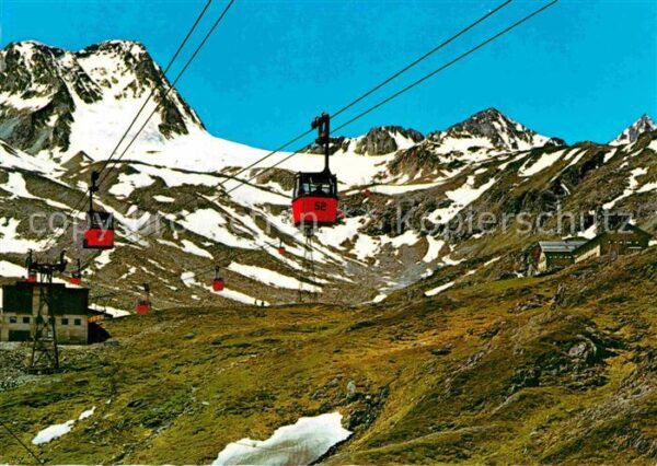 Seilbahn Stubaier Gletscherbahn Mittelstation Fe
