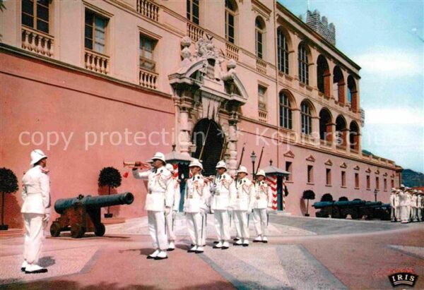 Leibgarde Wache Releve de la Garde Princiere Palais Mon