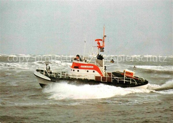 Motorboote Seenotkreuzer mit Tochterboot Otto Schü