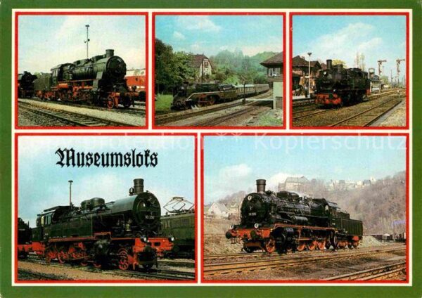 Lokomotive Museumsloks 58261 18201 741230 93230 38