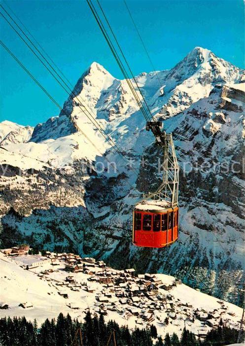 Seilbahn Schilthorn Mürren Eiger Mönch
