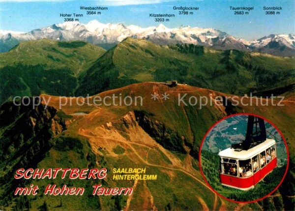 Seilbahn Schattberg Saalbach Hinterglemm Hohe Ta