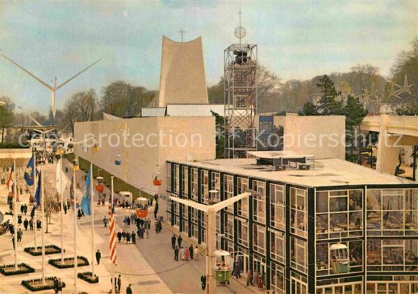 Exposition Universelle Bruxelles 1958 Civitas Dei Eglise Carillon electroniqu