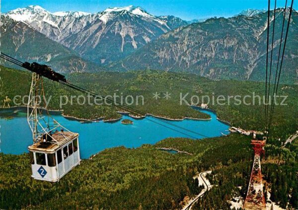 Seilbahn Bayerische Zugspitzbahn Eibsee Zugspitz