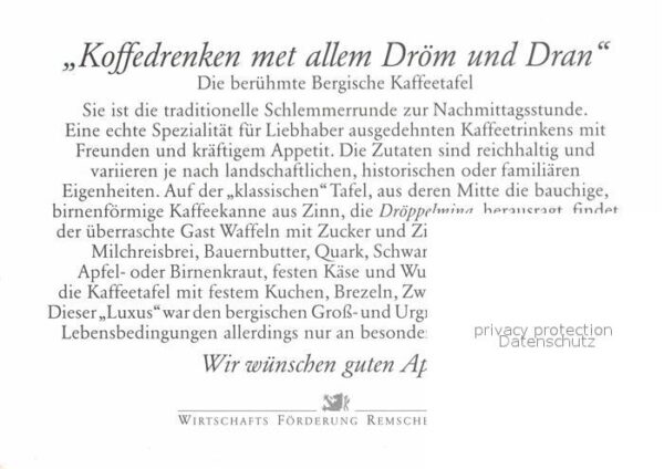 Lebensmittel Bergische Kaffeetafel – Bild 2