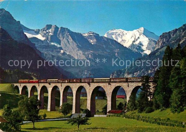 Viadukte Viaduc Viadukt Lötschbergbahn Frutigen Fisistö