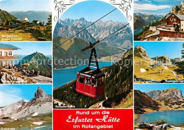 Seilbahn Rofan Erfurter Hütte Berggasthof Gruber