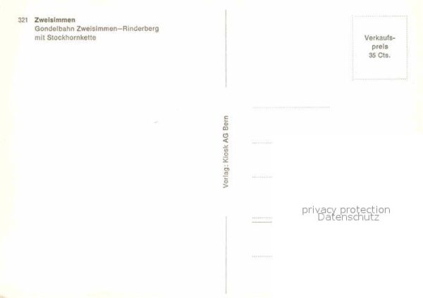 Seilbahn Zweisimmen Rinderberg Stockhornkette – Bild 2