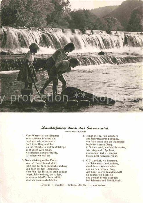 Liederkarte Wanderführer durch das Schwarzatal