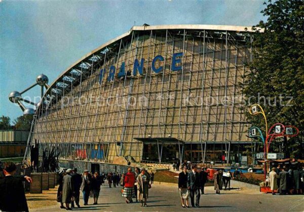 Exposition Universelle Bruxelles 1958 Pavillon de la France