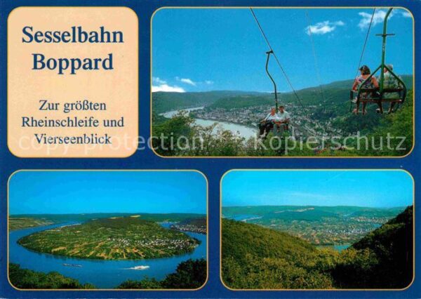 Sessellift Boppard Rheinschleife Vierseenblick