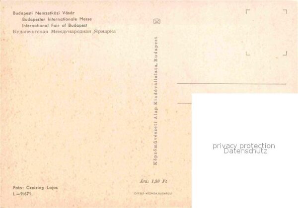 Ausstellung Budapesti Nemzetközi Vasar – Bild 2