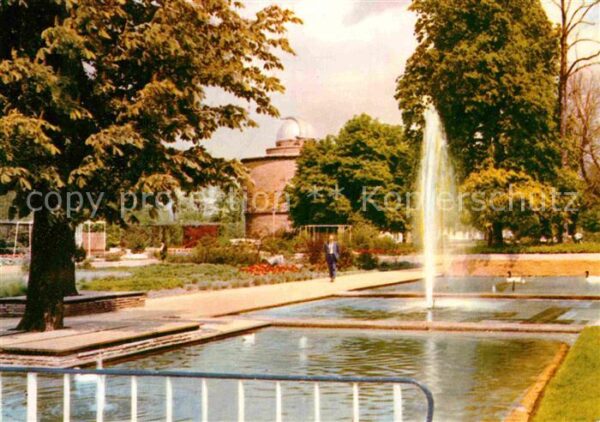 Gartenbauaustellung Erfurt Wasserspiel Volkssternwarte