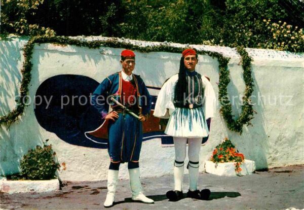 Leibgarde Wache Evzone Cretian Griechenland