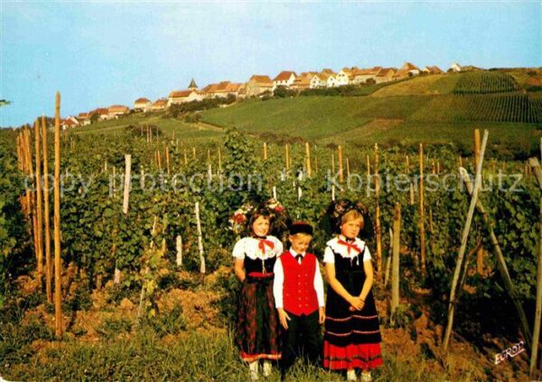 Trachten Alsace Kinder Beau Jardin