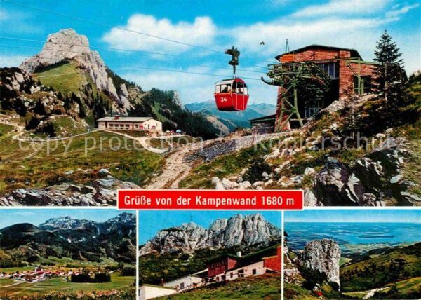Seilbahn Kampenwand Bergstation Berggasthof Asch
