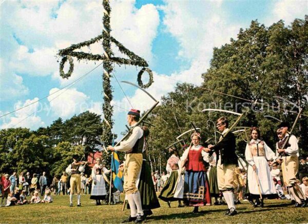 Tanz Taenzer Midsommardans Schweden