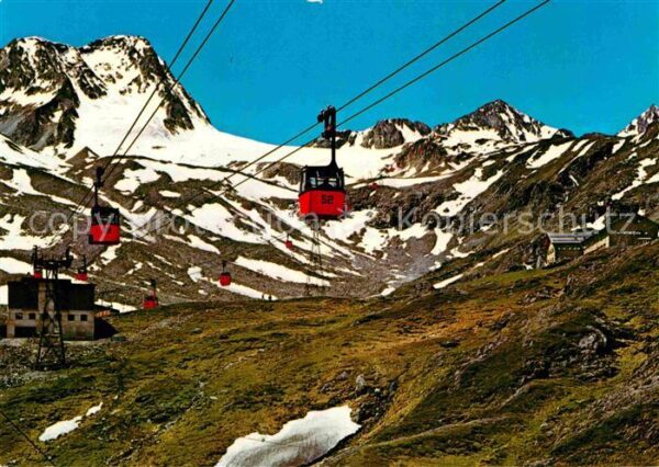 Seilbahn Stubaier Gletscherbahn Mittelstation Fe