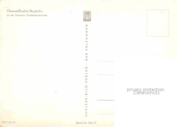 Zahnradbahn Oberweissbacher Bergbahn Talstation Obs – Bild 2
