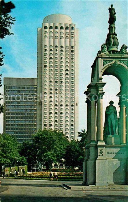 Montreal Quebec Square Dominion Chateau Champlain Archi