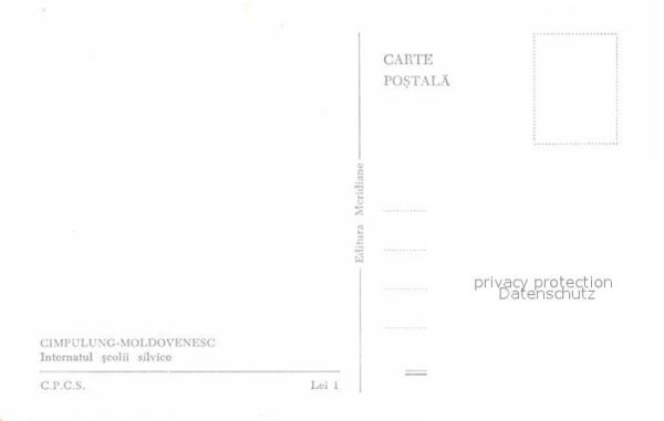Cimpulung Moldovenesc Internatul scolii silvice – Bild 2