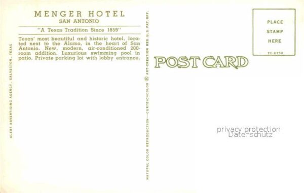 San Antonio Texas Menger Hotel Lobby – Bild 2