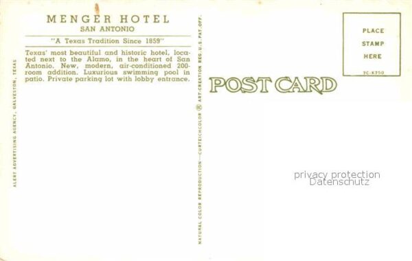 San Antonio Texas Menger Hotel Lobby – Bild 2