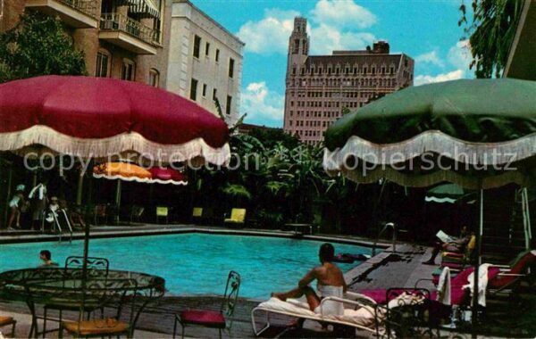 San Antonio Texas Menger Hotel Swimming Pool