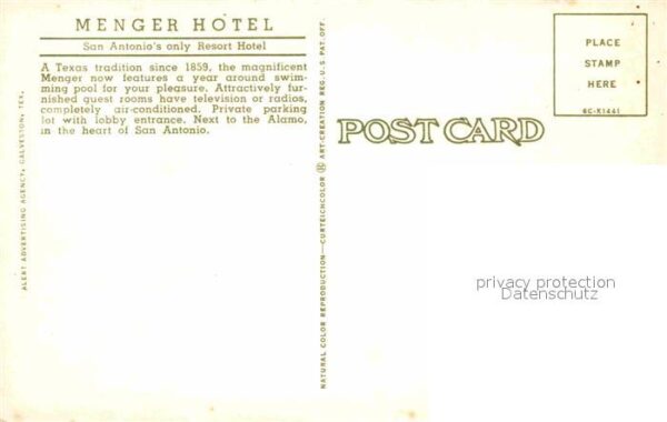 San Antonio Texas Menger Hotel Swimming Pool – Bild 2