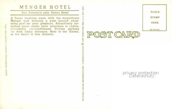 San Antonio Texas Menger Hotel Swimming Pool – Bild 2