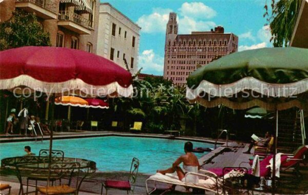 San Antonio Texas Menger Hotel Swimming Pool