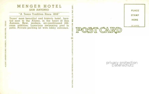 San Antonio Texas Menger Hotel Lobby – Bild 2
