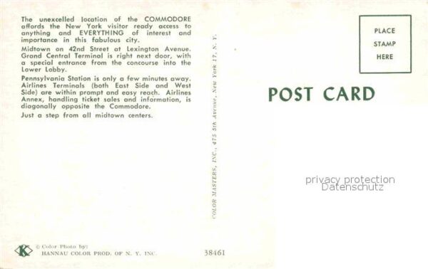 New York City Hotel Commodore – Bild 2