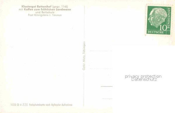 Koenigstein Taunus Klostergut Rettershof Kaffee zum fröhli – Bild 2