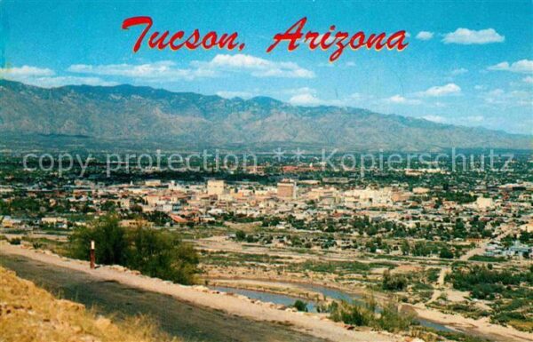 Tucson Looking over the Metropolitan area from