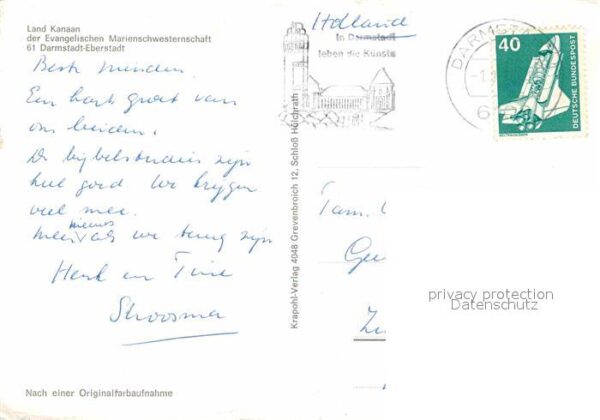 Eberstadt Darmstadt Land Kanaan der Evangelischen Mariensch – Bild 2