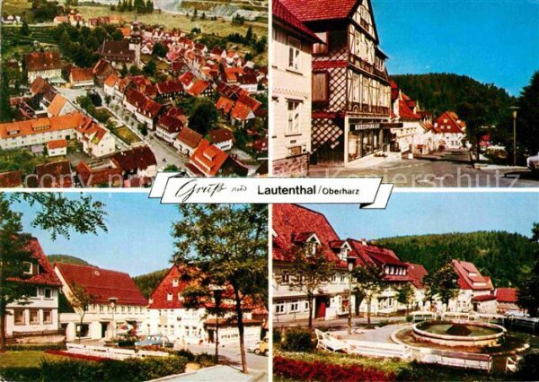 Lautenthal Harz Teilansichten Höhenluftkurort