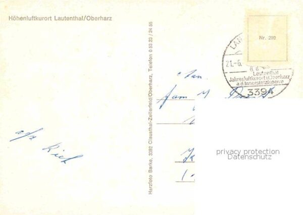 Lautenthal Harz Teilansichten Höhenluftkurort – Bild 2