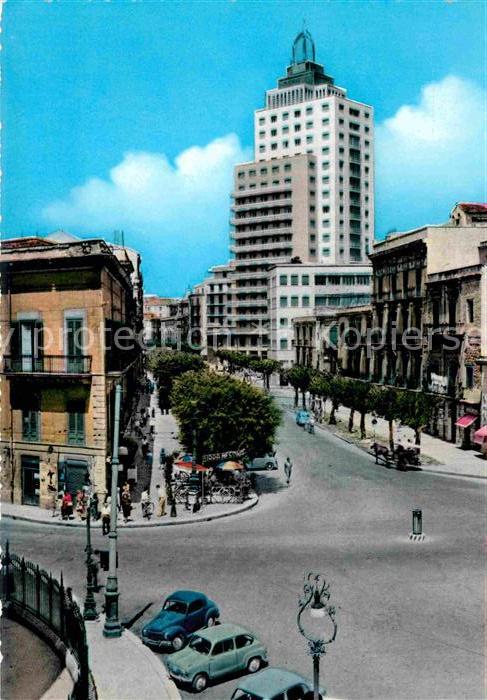 Palermo Sicilia Via Pignatelli Aragona e Grattacielo