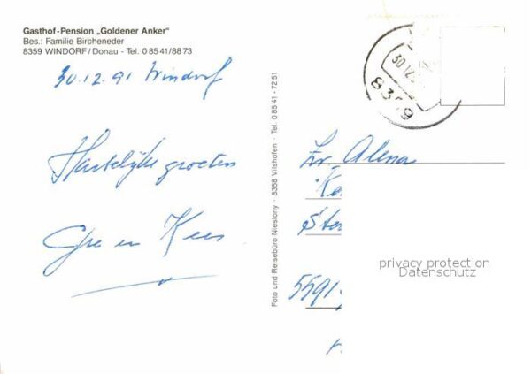 Windorf Niederbayern Gasthof Pension Goldener Anker Hallenba – Bild 2