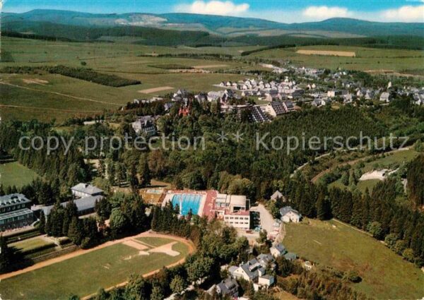 Winterberg Hochsauerland Heilklimatischer Kurort Fliegeraufnahme