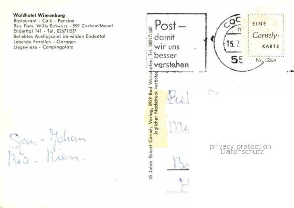 Cochem Mosel Waldhotel Winnenburg – Bild 2
