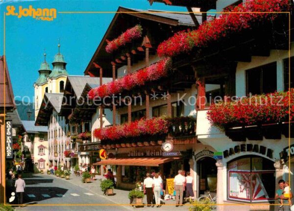 St Johann Tirol Speckbacherstrasse Blumenschmuck Intern