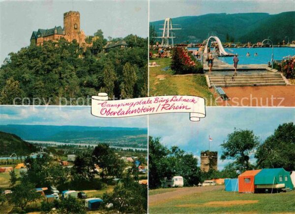 Oberlahnstein Campingplatz Burg Lahneck Freibad